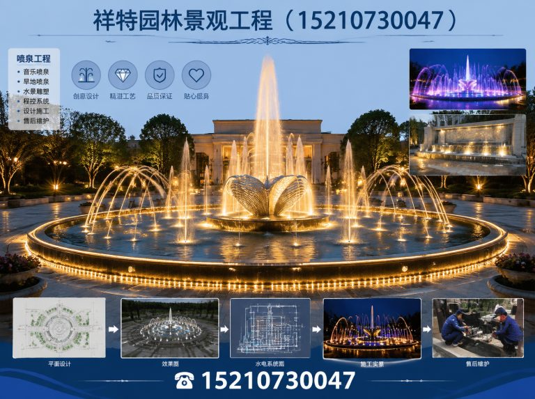 徐水区旱地喷泉展示图