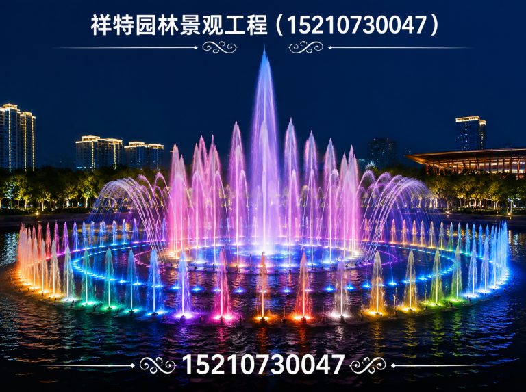 徐水区音乐喷泉展示图